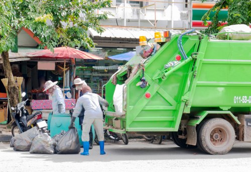 Expert team handling home clearance equipment